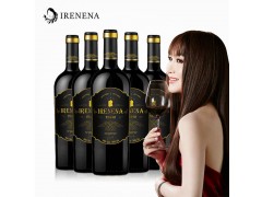 溫碧霞代言IRENENA紅酒品牌國產葡萄酒干紅賀蘭山東麓產區