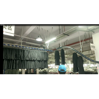 智能工廠-服裝業靜態掛裝倉儲區出庫